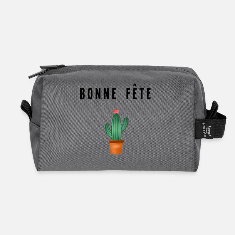 MUTTERTAG. ALLES GUTE ZUM GEBURTSTAG. MAMA. - Recycelte Kulturtasche - Anthrazit