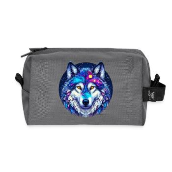 Loup - Trousse de toilette en tissu recyclé - anthracite - Devant