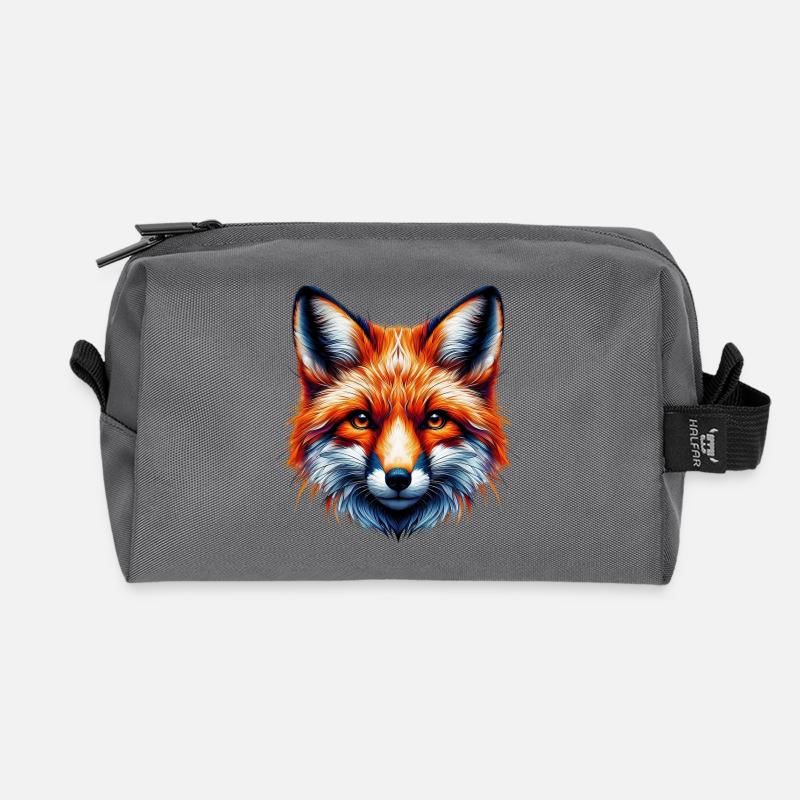 Fuchs - Recycelte Kulturtasche - Anthrazit