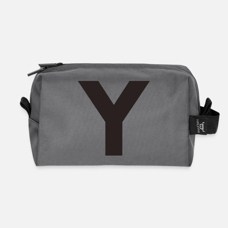 Y - Recycelte Kulturtasche - Anthrazit