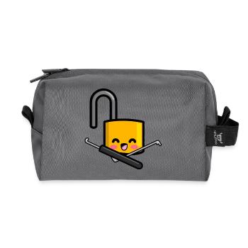 Zaunkönig Martin - Recycelte Kulturtasche - Anthrazit - Vorne