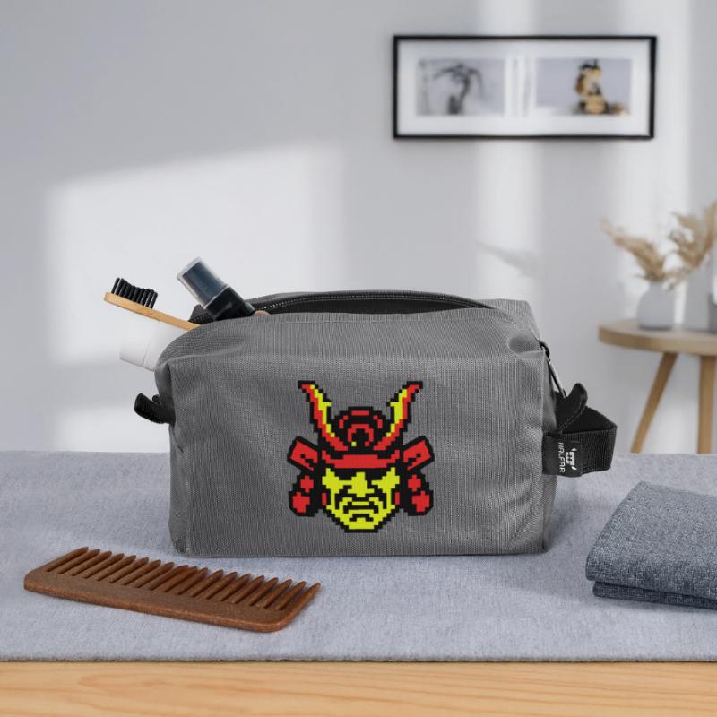 Pixel Samurai 8bit Recycled Toiletry Zip Bag