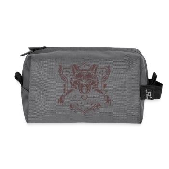 Wolf Boxer - Recycelte Kulturtasche - Anthrazit - Vorne