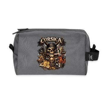CORSICA Original  - Trousse de toilette en tissu recyclé - anthracite - Devant