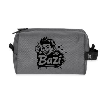 Bazi - Recycelte Kulturtasche - Anthrazit - Vorne