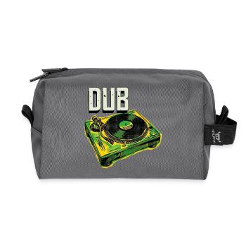 Dub Reggae Plattenspieler - Recycelte Kulturtasche - Anthrazit - Vorne