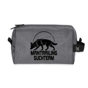 Chiens de recherche de l’équipe de chasse du berger allemand - Trousse de toilette en tissu recyclé - anthracite - Devant