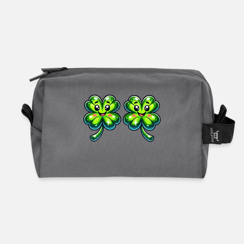 Kleeblätter Kleeblatt - Recycelte Kulturtasche - Anthrazit