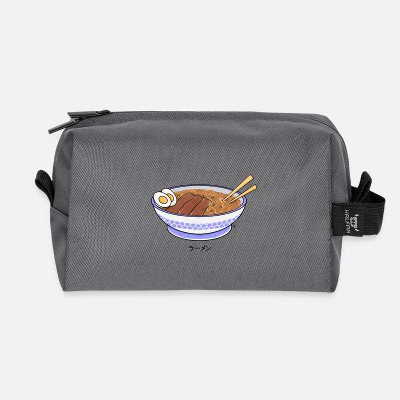 Traditionelle japanische Ramen-Schüssel - Recycelte Kulturtasche - Anthrazit