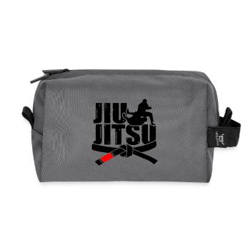 Jiu-Jitsu T-shirt Jiu jitsu - Recycled Toiletry Zip Bag - anthracite - Front