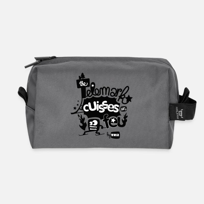 T-Shirt CUISSEenFEU - Recycelte Kulturtasche - Anthrazit