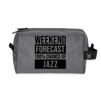 jazz - Trousse de toilette en tissu recyclé - anthracite - Devant