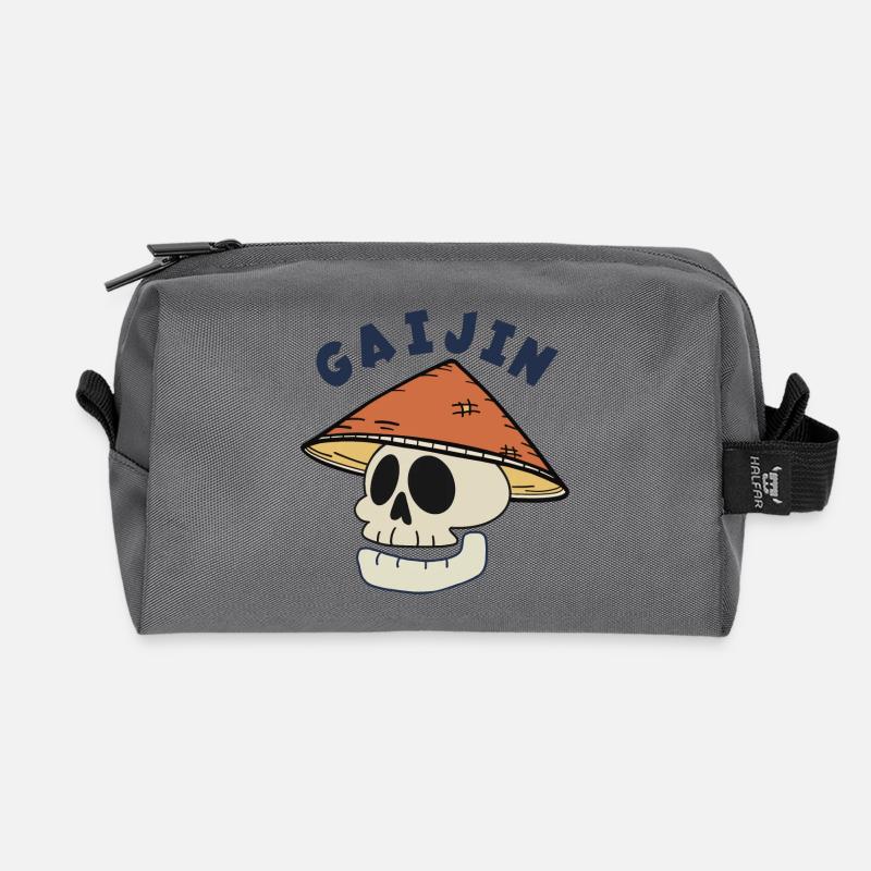 Gaijin Leader - Recycelte Kulturtasche - Anthrazit