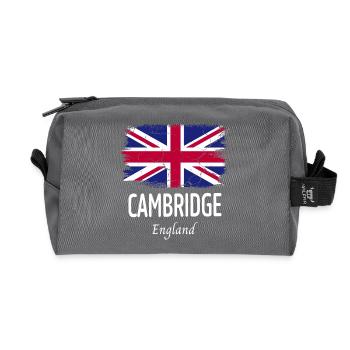 Cambridge - Recycelte Kulturtasche - Anthrazit - Vorne