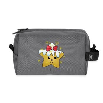 Kleiner_Stern - Trousse de toilette en tissu recyclé - anthracite - Devant