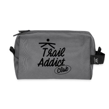 Trail Addict Club - Recycelte Kulturtasche - Anthrazit - Vorne