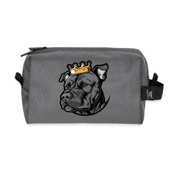 Staffordshire Bull Terrier Hund Krone - Recycelte Kulturtasche - Anthrazit - Vorne