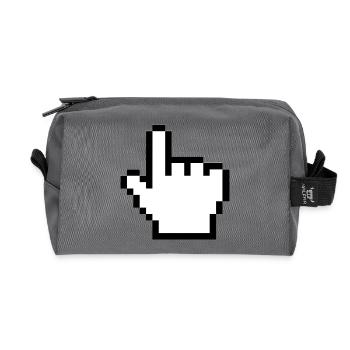 Original Maushand - Recycelte Kulturtasche - Anthrazit - Vorne