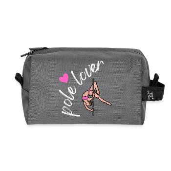 PoleDance Liebe Kraft - Recycelte Kulturtasche - Anthrazit - Vorne