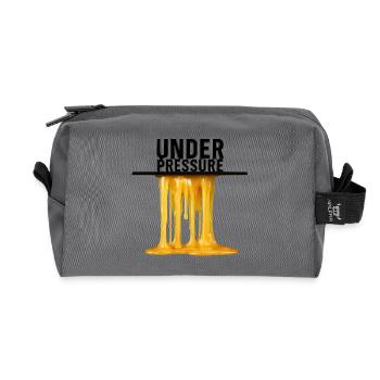 Sous pression Resine de Résine Cannabis - Trousse de toilette en tissu recyclé - anthracite - Devant