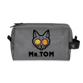 Mr Tom - Recycelte Kulturtasche - Anthrazit - Vorne