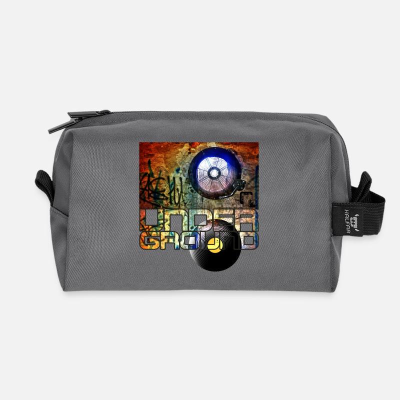 Underground - Recycelte Kulturtasche - Anthrazit