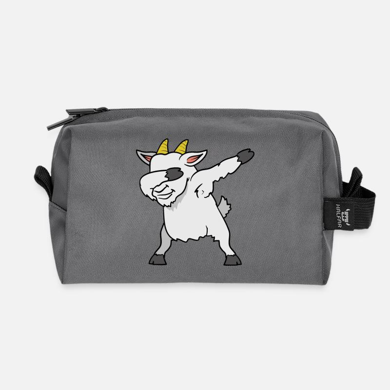Dabbing Dab chèvre chèvre - Trousse de toilette en tissu recyclé - anthracite