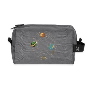 Planeten - Recycelte Kulturtasche - Anthrazit - Vorne