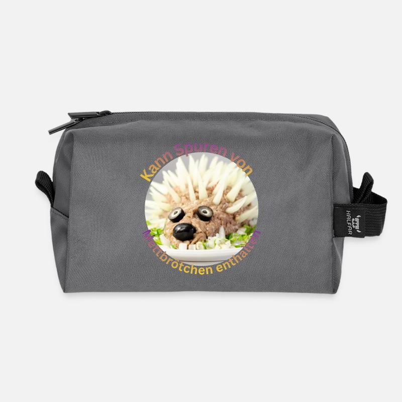 Mettigel - Recycelte Kulturtasche - Anthrazit