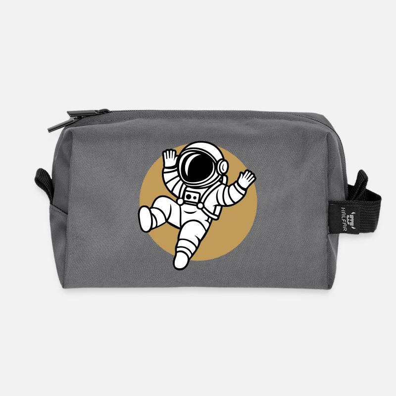 Saltonaut - Recycled Toiletry Zip Bag - anthracite