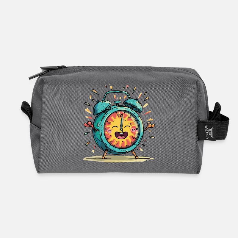 Sonnenwecker Jubelbild - Recycelte Kulturtasche - Anthrazit