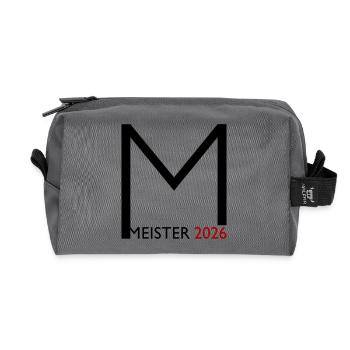 Congratulations on the 2026 championship - Recycled Toiletry Zip Bag - anthracite - Front