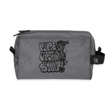 Âme infernale pure - Trousse de toilette en tissu recyclé - anthracite - Devant