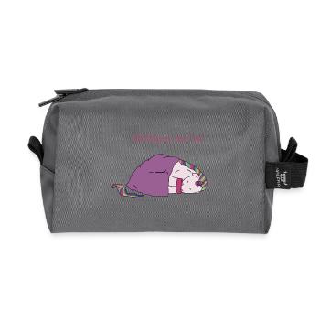 Toujours magique, juste fatigué - Trousse de toilette en tissu recyclé - anthracite - Devant