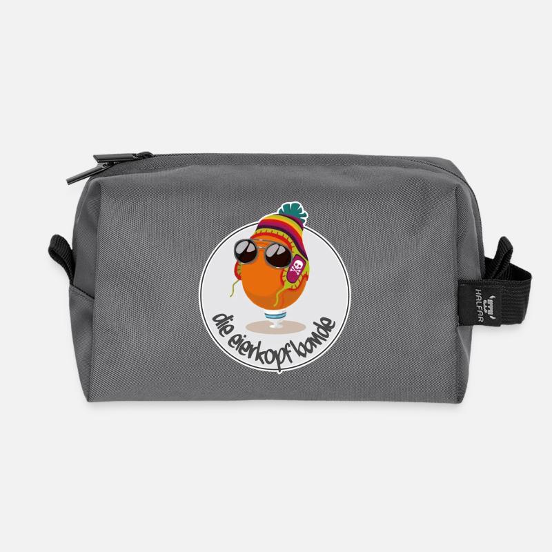 Eierkopfbande Classic - Recycelte Kulturtasche - Anthrazit
