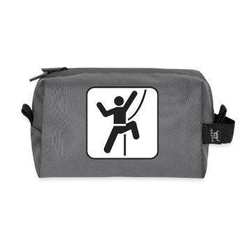 corde d'escalade - Trousse de toilette en tissu recyclé - anthracite - Devant