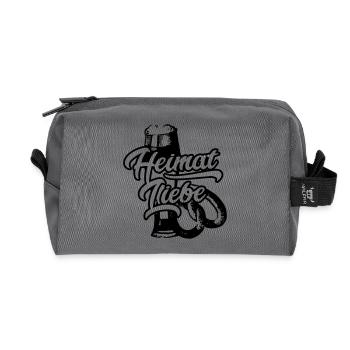 L’amour de la patrie bavaroise - Trousse de toilette en tissu recyclé - anthracite - Devant
