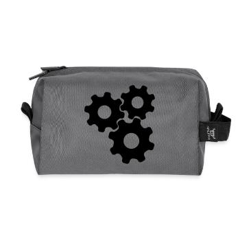 Gears - Recycelte Kulturtasche - Anthrazit - Vorne