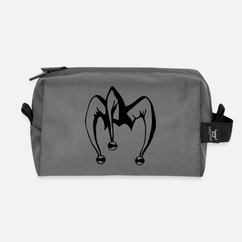 Joker - Recycled Toiletry Zip Bag - anthracite