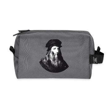 Leonardo da Vinci - Trousse de toilette en tissu recyclé - anthracite - Devant