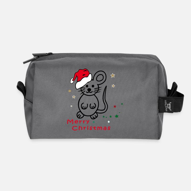 Merry Christmas, Advent - Recycelte Kulturtasche - Anthrazit
