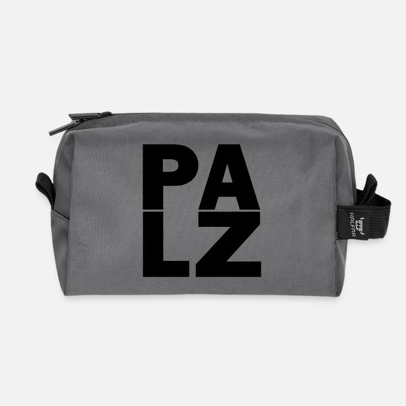 Pfalzluschd - Recycelte Kulturtasche - Anthrazit