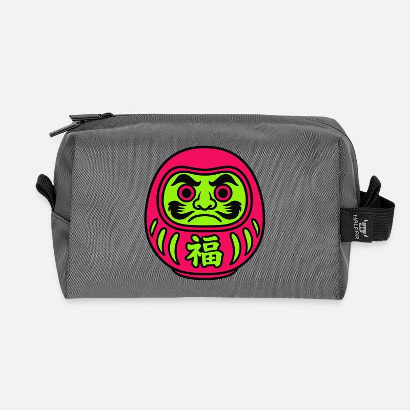 Daruma by FANMAN! - Recycelte Kulturtasche - Anthrazit