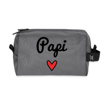 OPA. PAPA. VATERTAG. FROHER VATERTAG - Recycelte Kulturtasche - Anthrazit - Vorne