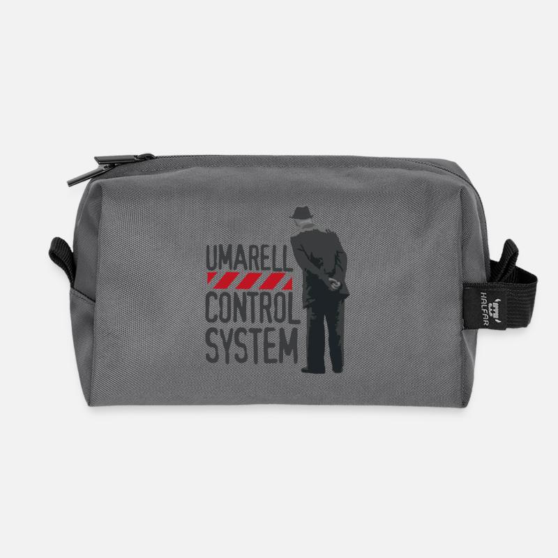 Umarell - Recycled Toiletry Zip Bag - anthracite