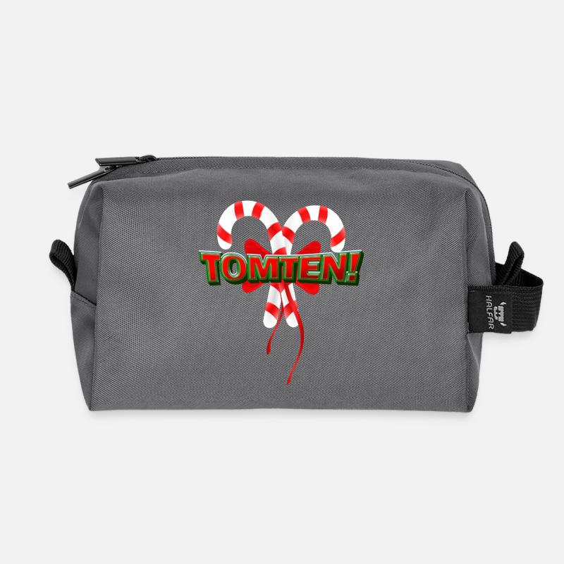 Sites! - Recycled Toiletry Zip Bag - anthracite
