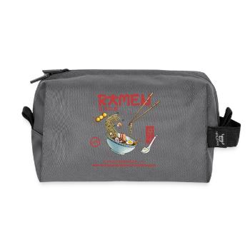 Ramen - Recycelte Kulturtasche - Anthrazit - Vorne
