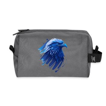 Blue Eagle - Recycled Toiletry Zip Bag - anthracite - Front