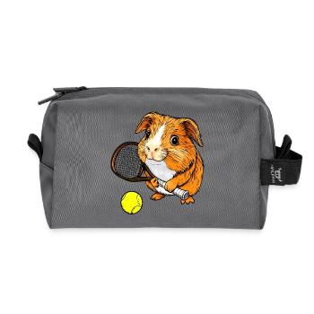 Tennis Cobaye - Trousse de toilette en tissu recyclé - anthracite - Devant