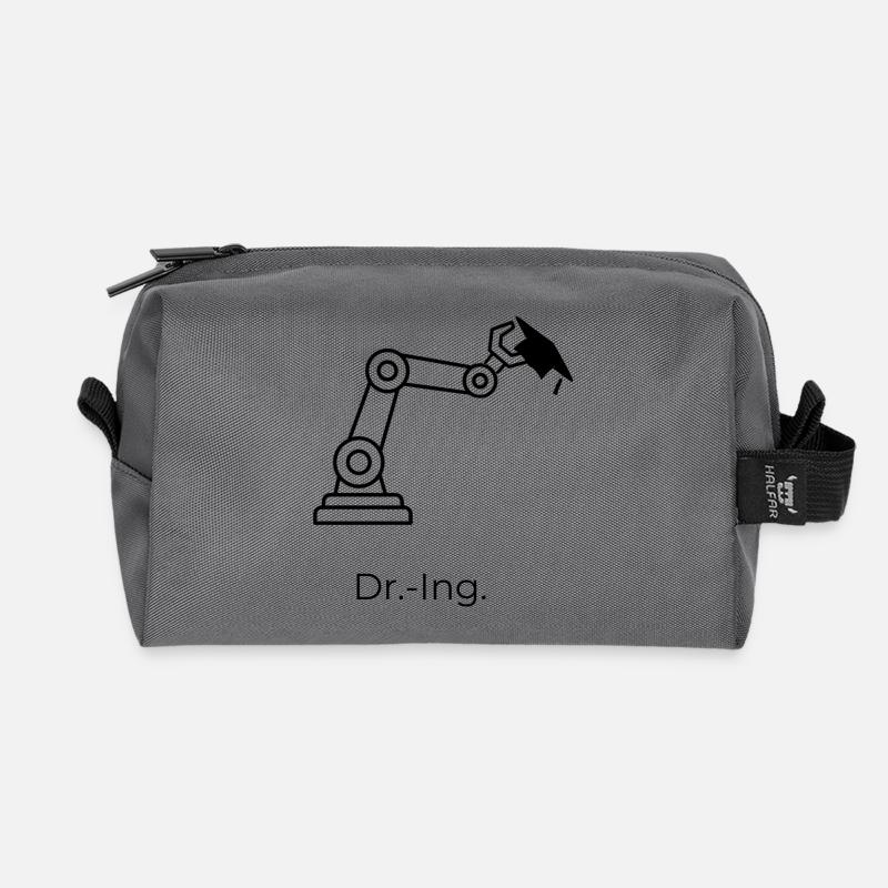 Dr.-Ing. – Robotik - Recycelte Kulturtasche - Anthrazit
